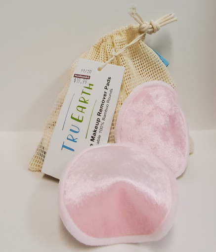 Picture of TRU EARTH REUSABLE MAKEUP -  REMOVER PADS 14S       
